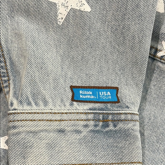 Rilakkuma San-X Original 20th Anniversary USA Tour Limited Denim Jacket - Picture 5 of 9